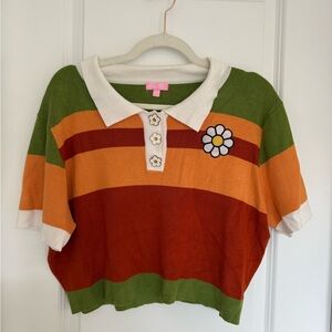 Dolls Kill - FREE SPIRIT POLO TEE - Barely worn